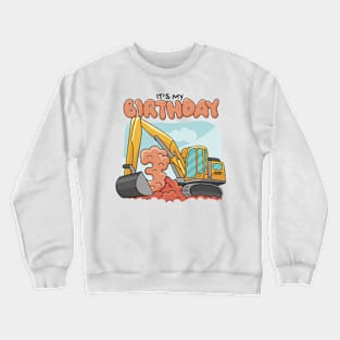 Excavator  P R t shirt Crewneck Sweatshirt